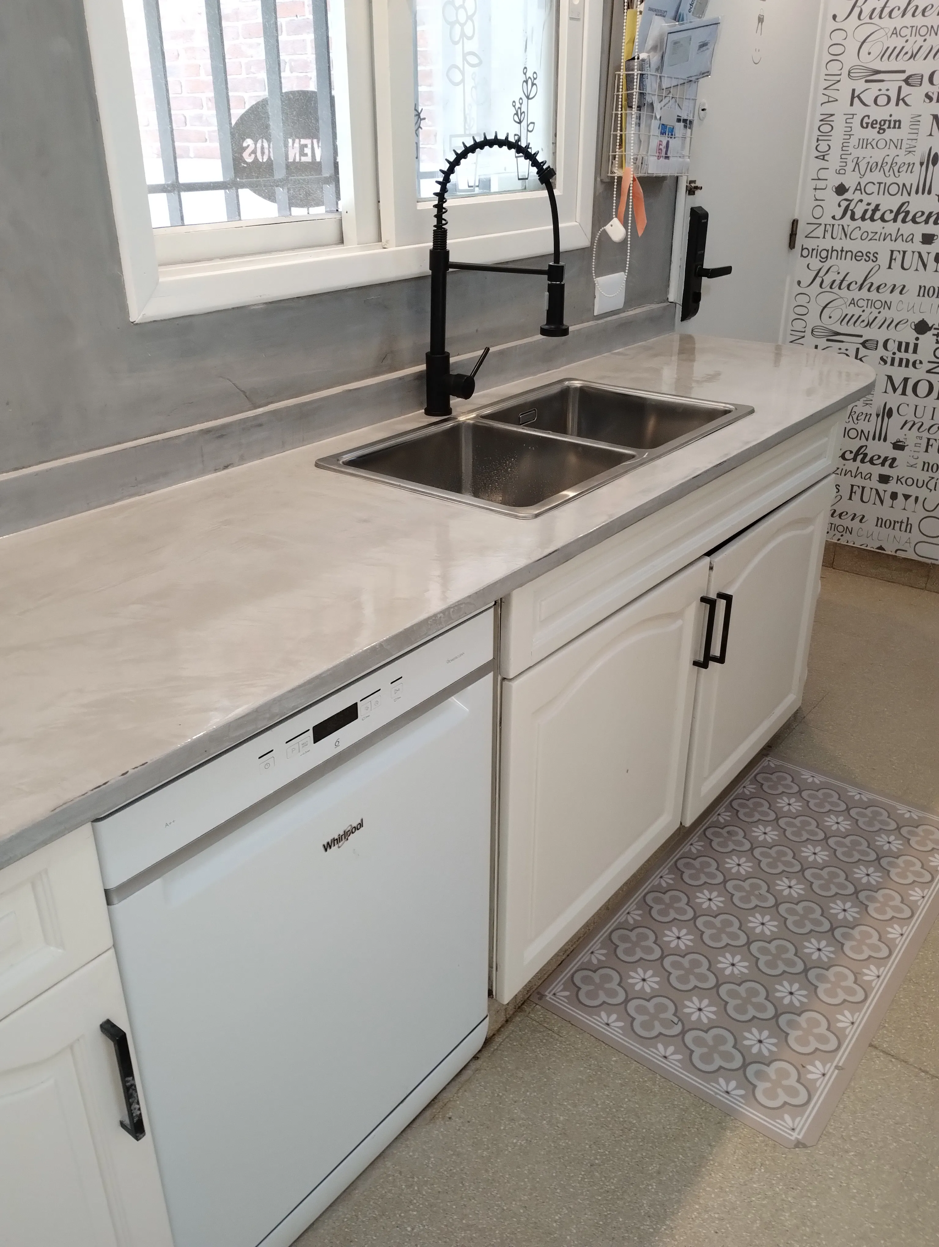 Renovación de cocina Olivos - Microcemento y Pintura - Imagen 24