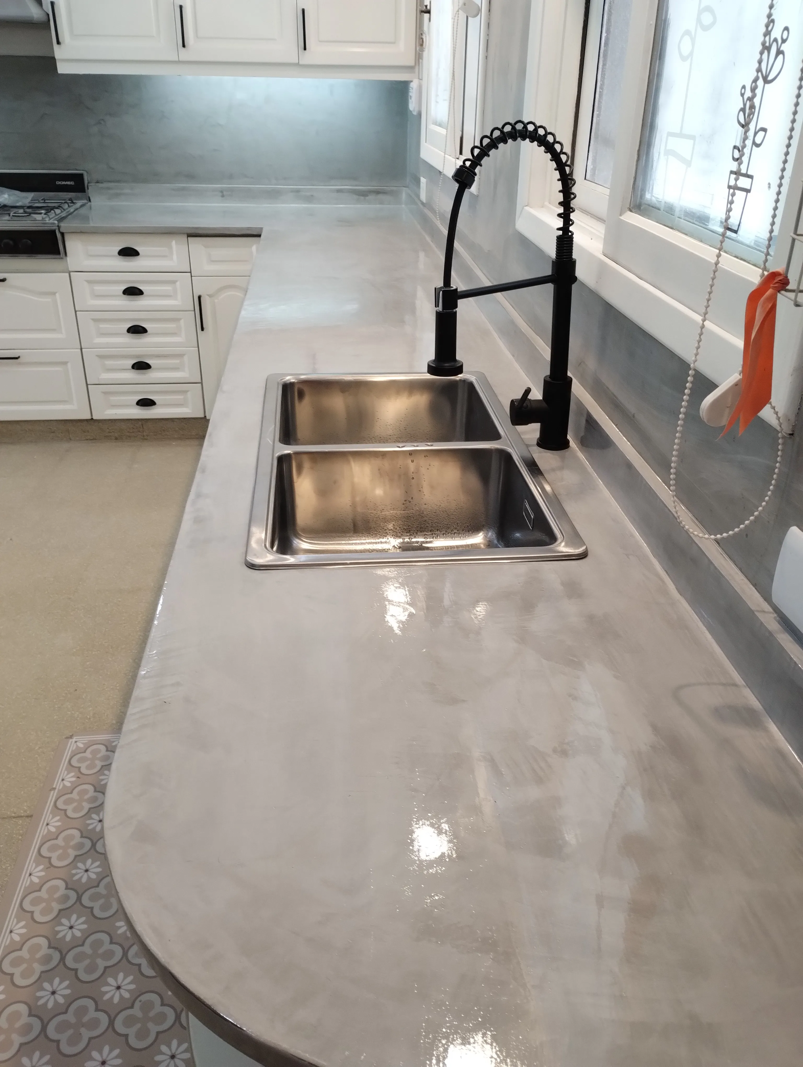 Renovación de cocina Olivos - Microcemento y Pintura - Imagen 26